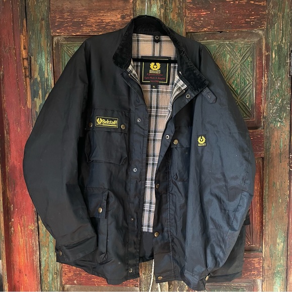 Belstaff Jackets & Coats Belstaff Flannel Lined Motorcycle Jacket